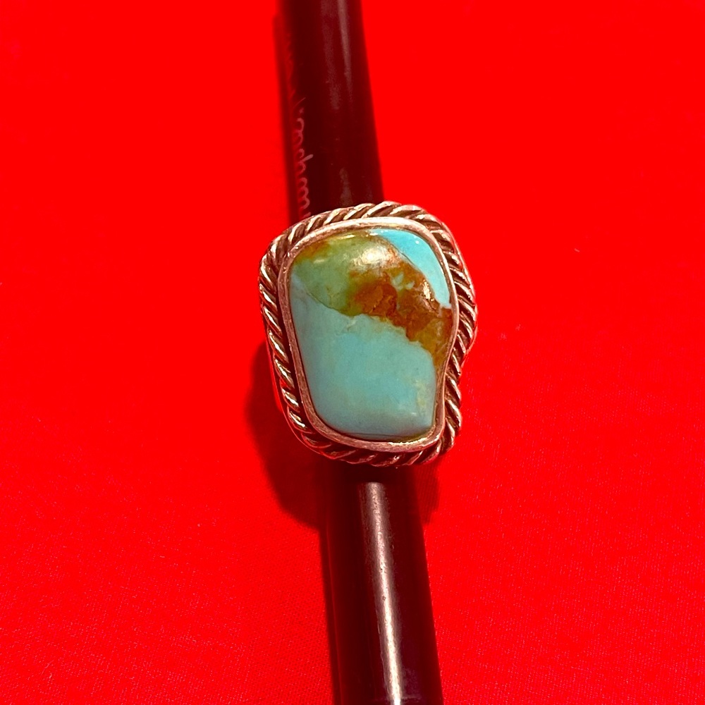 Navajo Chunky 925 Silver Statement Ring Size 8